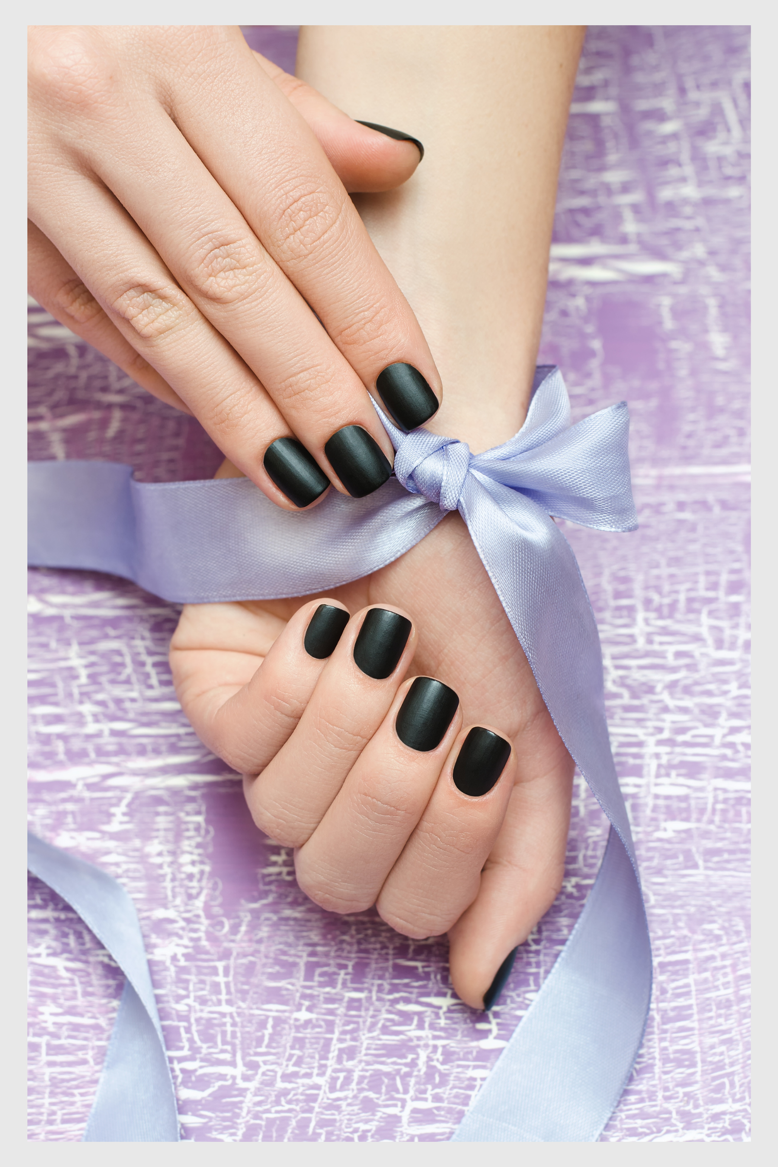 Matte Black Nail Designs