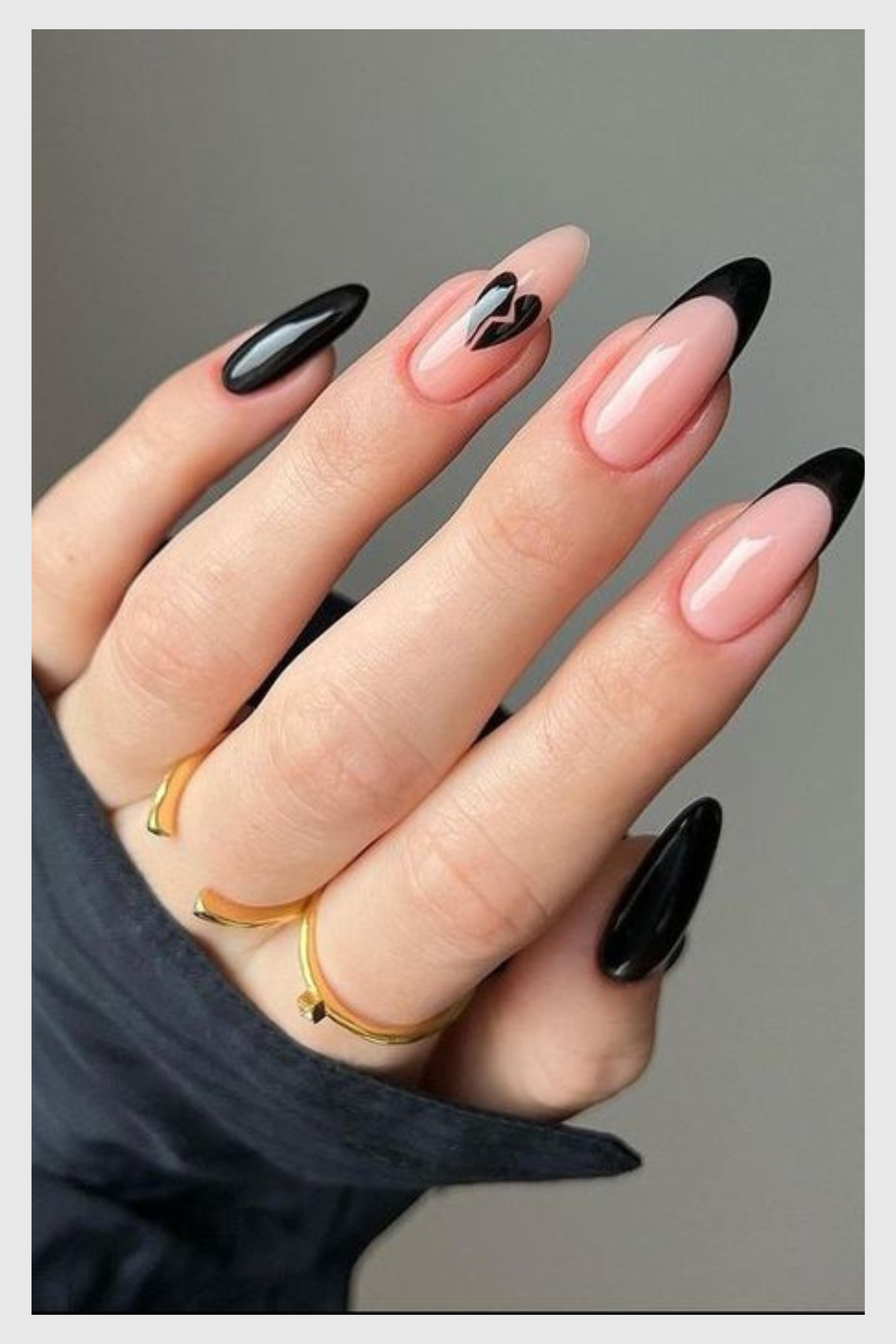 black nail designs