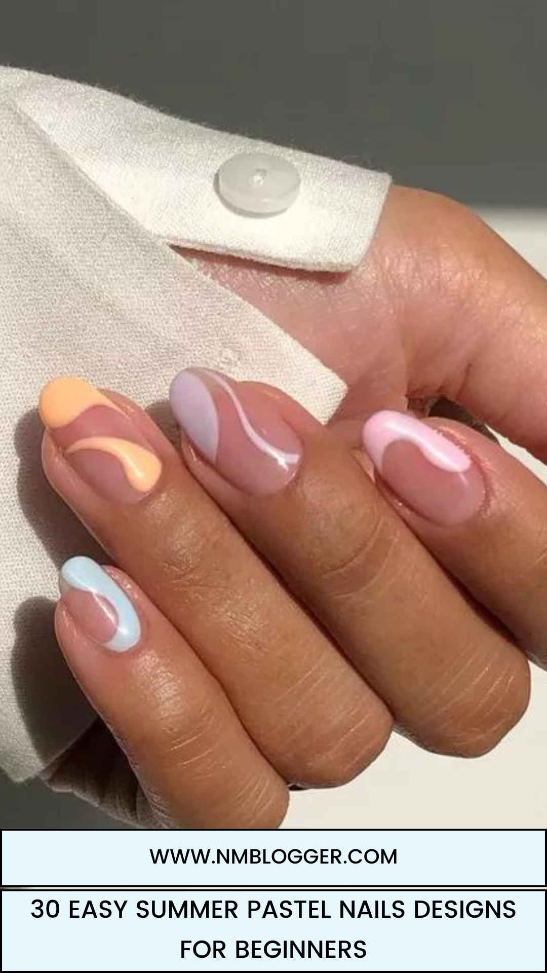 Summer pastel nails designs