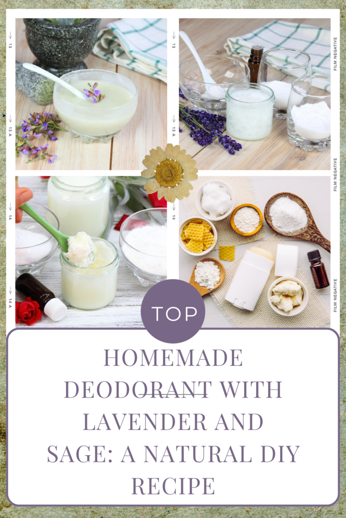 Homemade Deodorant with Lavender and Sage