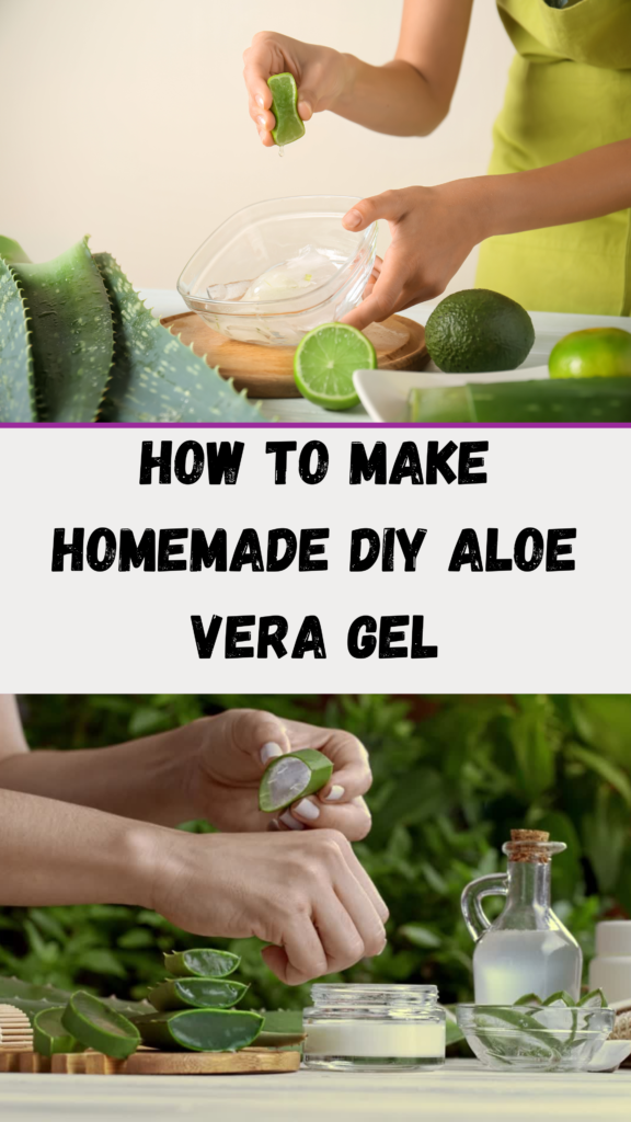 How to Make Homemade DIY Aloe Vera Gel